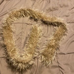 Soft and fuzzy scarf!